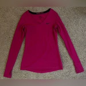 Nike Pro Long Sleeve Athletic Top